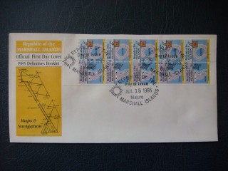 Фото марки Маршаловы острова конверт 1985г