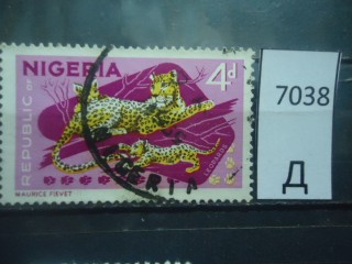 Фото марки Нигерия 1969г
