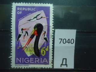 Фото марки Нигерия 1966г