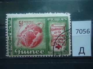 Фото марки Французская Гвинея 1963г