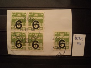 Фото марки Дания. Вырезка из конверта