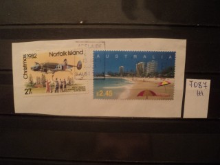 Фото марки Австралия. Вырезка из конверта