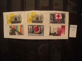 Фото марки Нидерланды. Вырезка из конверта