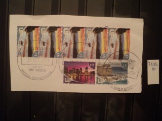 Фото марки Аргентина. Вырезка из конверта