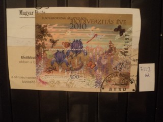 Фото марки Венгрия. Вырезка из конверта
