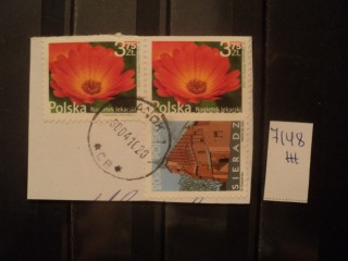 Фото марки Польша. Вырезка из конверта