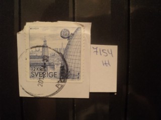 Фото марки Швеция. Вырезка из конверта