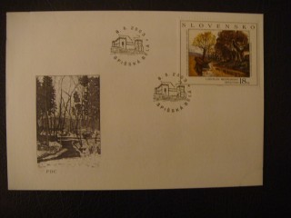 Фото марки Словакия конверт 2003г **