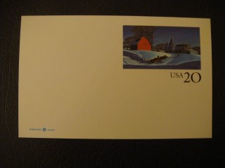 Фото марки США почтовая карточка 1996г **