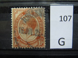 Фото марки Южная Африка 1920г