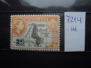 Фото марки Брит. Ньяссаленд 1953г *