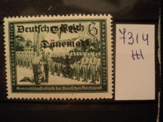 Фото марки Германия Рейх. Региональная почта дивизий в Дании 1941г **