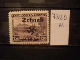 Фото марки Германия Рейх. Оккупация Судетов 1938г **