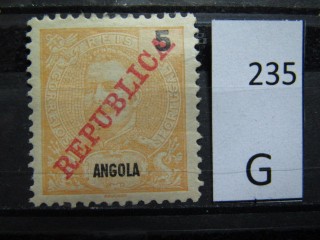 Фото марки Ангола 1911г *