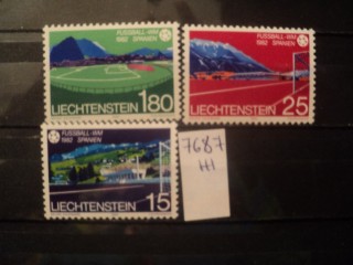 Фото марки Лихтенштейн серия 1982г **