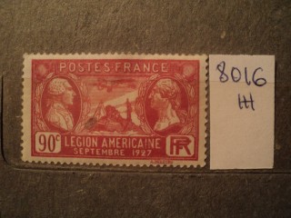 Фото марки Франция 1927г **