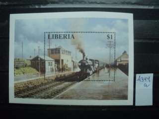 Фото марки Либерия блок **