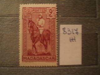 Фото марки Франц. Мадагаскар 1936г *