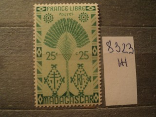 Фото марки Франц. Мадагаскар 1943г **