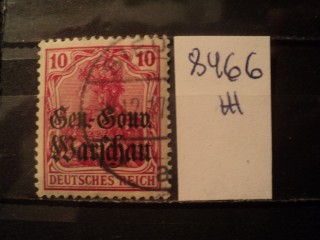 Фото марки Германская оккупация Румынии. 1916г