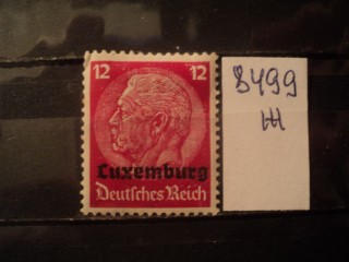 Фото марки Германская оккупация Люксембурга 1940г *