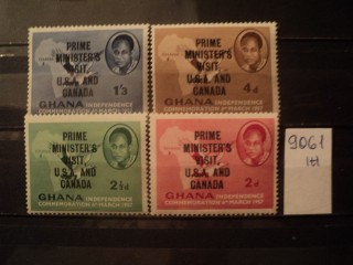 Фото марки Гана серия 1958г **