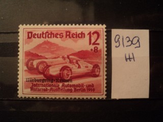 Фото марки Германия Рейх надпечатка 1939г **