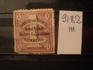 Фото марки Германия Ганза. Гамбург 1864г *