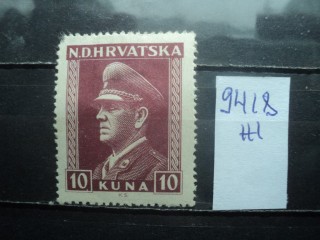 Фото марки Хорватия 1943г *