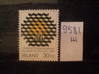 Фото марки Исландия серия 1984г **