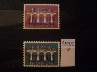 Фото марки Исландия серия 1984г **