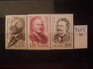Фото марки Исландия серия 1979г **