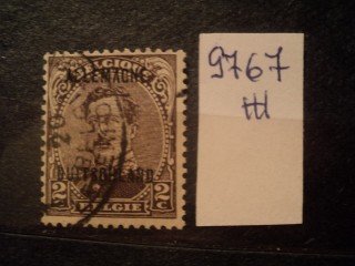 Фото марки Бельгийская оккупация Германии 1919г
