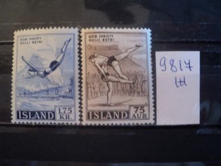 Фото марки Исландия серия 1955г **