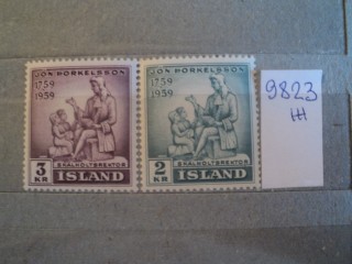 Фото марки Исландия серия 1959г **