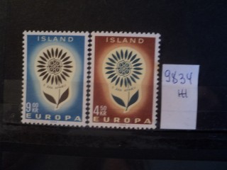 Фото марки Исландия серия 1964г **