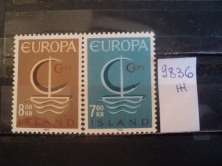 Фото марки Исландия серия 1966г **