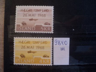 Фото марки Исландия серия 1960г **