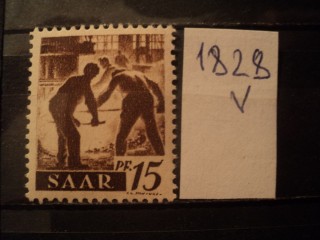 Фото марки Герман. СААР 1947г **