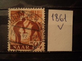 Фото марки Герман. СААР 1947г