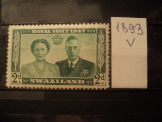 Фото марки Брит. Свазиленд 1947г **