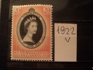 Фото марки Брит. Восточная Африка 1953г *