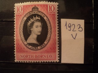 Фото марки Брит. Северное Борнео 1953г *