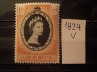 Фото марки Брит. Северная Родезия 1953г *