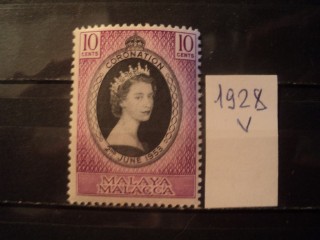 Фото марки Брит. Малайя 1953г *