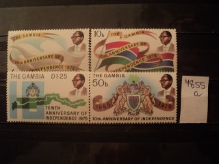 Фото марки Гамбия серия **