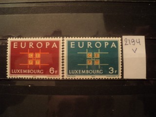 Фото марки Люксембург серия 1963г **