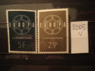 Фото марки Люксембург серия 1959г **