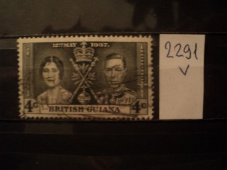 Фото марки Брит. Гвиана 1937г