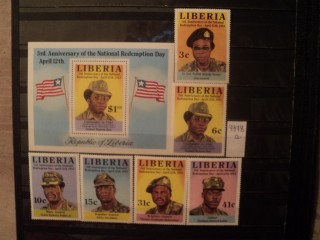 Фото марки Либерия серия **